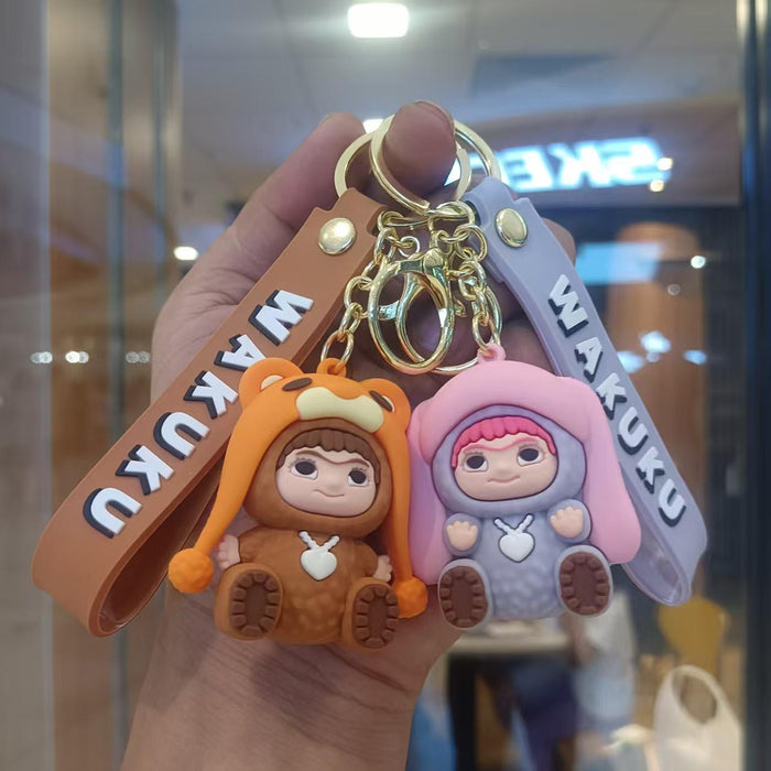Wholesale Cartoon Soft PVC Keychain Charm