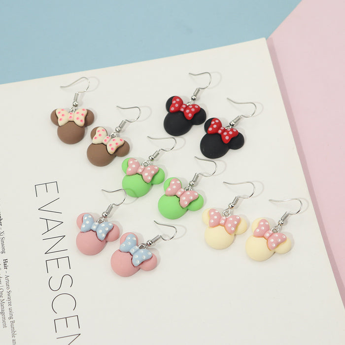 Wholesale Cartoon Resin Earrings JDC-ES-niqing030