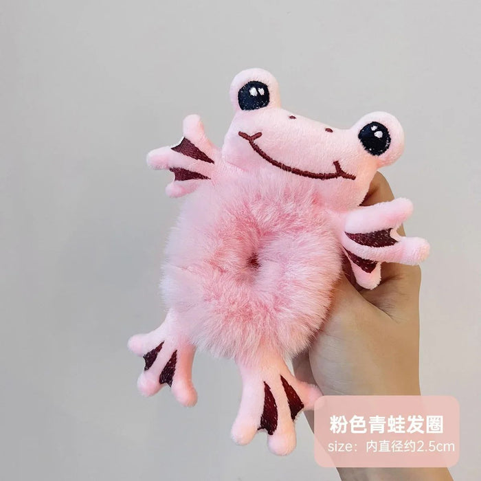 Wholesale  Cartoon Plush Cat  Simple Hair Scrunchies