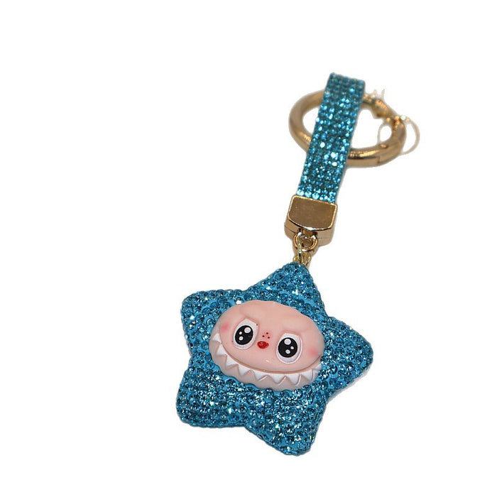 Wholesale Soft Clay Keychain with Diamonds,  Cute Personalized Bag Pendant,  Car Keychain,  Colorful Accessories