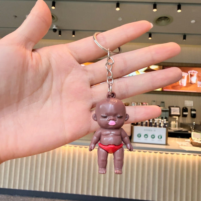 Wholesale Little Black Doll Keychain Pendant Small Gift