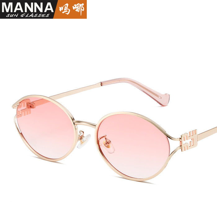 Wholesale Metal Open Sunglasses Personalized Sunglasses Outdoor Travel Fashion Street Photography Glasses
