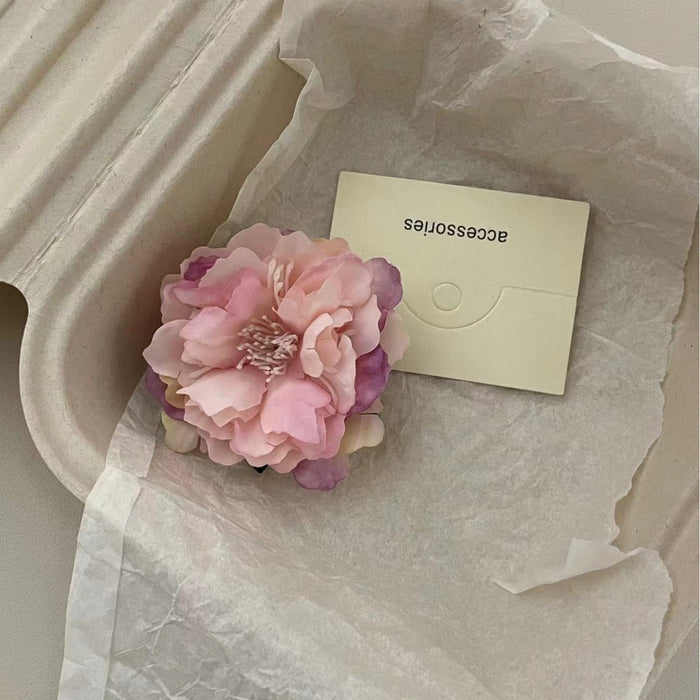 Wholesale Simulated flower hair clip, bangs clip, flower side clip, broken hair clip, duckbill clip, hair clip