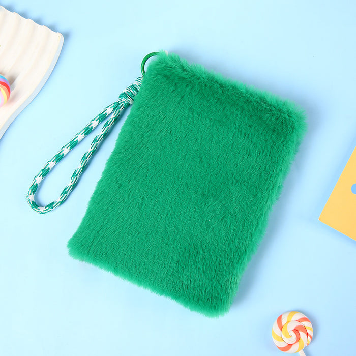 Wholesale Cartoon Plush Notebook Diary for Kids DIY Craft Journal with Colorful Rope MOQ≥2