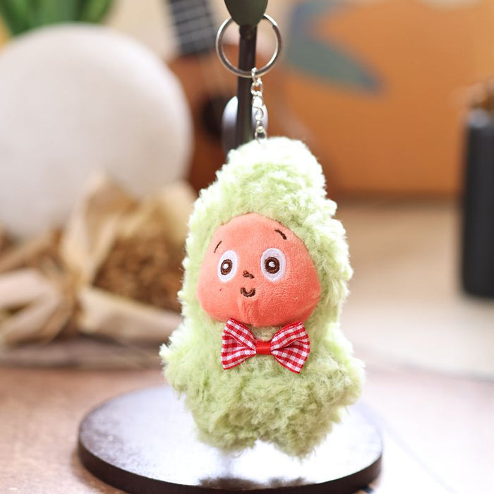 Wholesale Cute star pendant plush toy doll cartoon bag pendant keychain doll