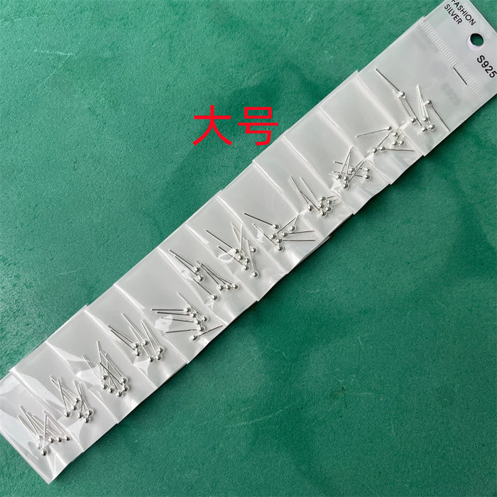 Wholesale New minimalist silver ear studs, silver needles, ear sticks, and ear needles