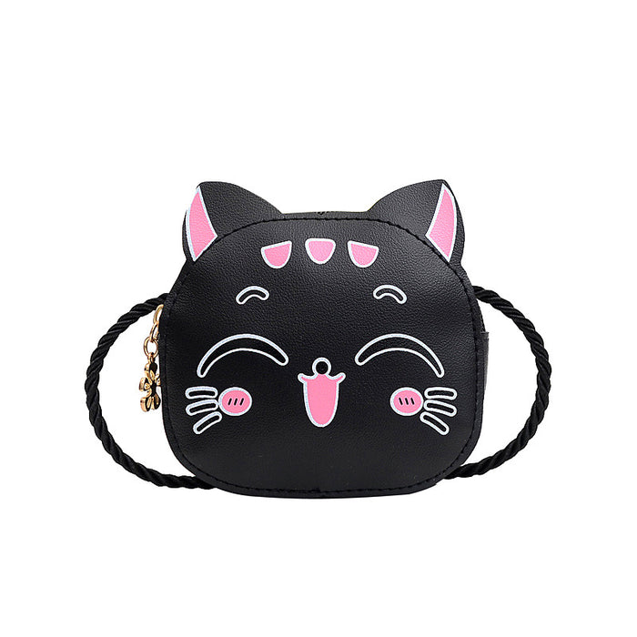 Wholesale Creative Small Bag Kindergarten Baby Kitten Coin Purse Cartoon Cute Children's Shoulder Crossbody Bag