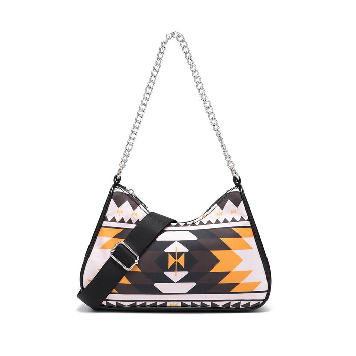Wholesale Aztec Bohemian style one-shoulder crossbody handbag for women
