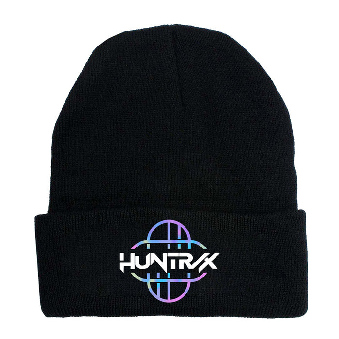 Wholesale Kpop Knitted hat fashion curled brim beanie printed