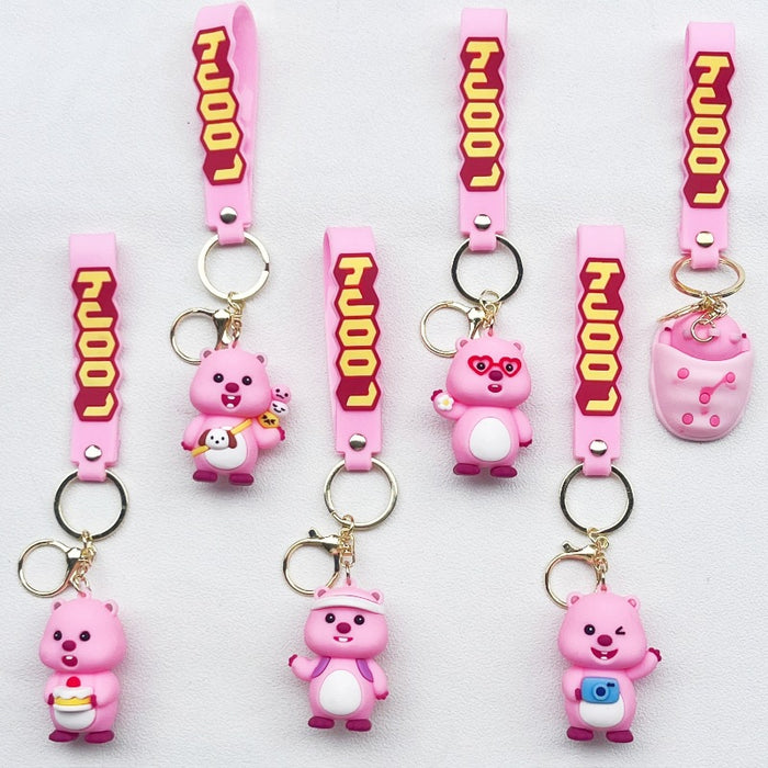 Wholesale PVC Cartoon Doll Keychain JDC-KC-WuYi281