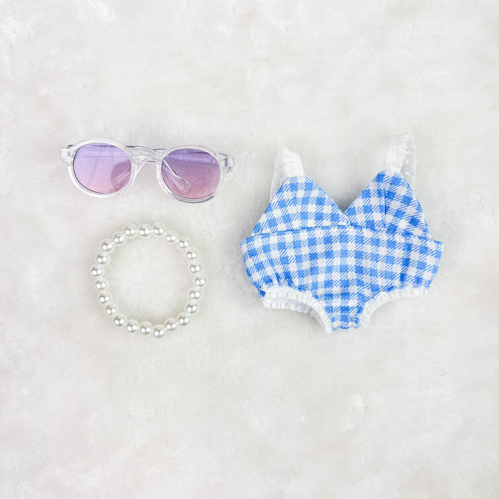 Wholesale Colorful swimsuit set sugar plastic blind box doll replacement clothes