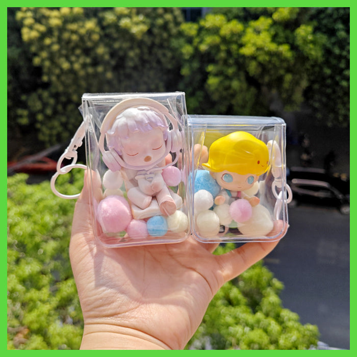 Wholesale Simple Blind Box Walking Baby Bag Acrylic  Transparent PVC Baby Bag