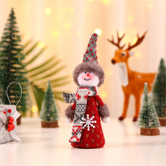 Wholesale Christmas Decorations Creative Wings Angel Old Man Pendant Christmas Tree Pendant Children' s Gift