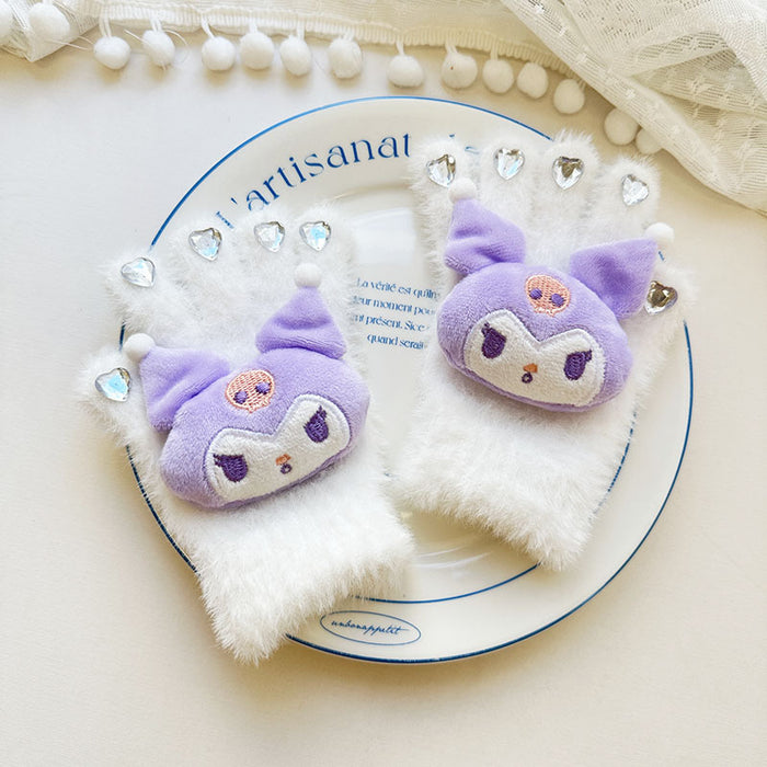 Wholesale Warm Gloves Baby Five-Finger Knitted Gloves