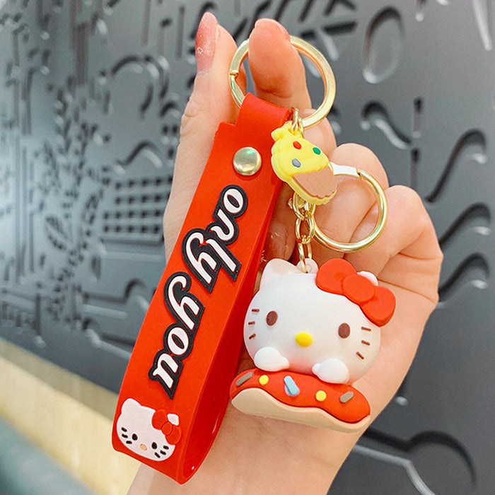 Wholesale Cartoon Silicone Doll Keychain JDC-KC-MingT188