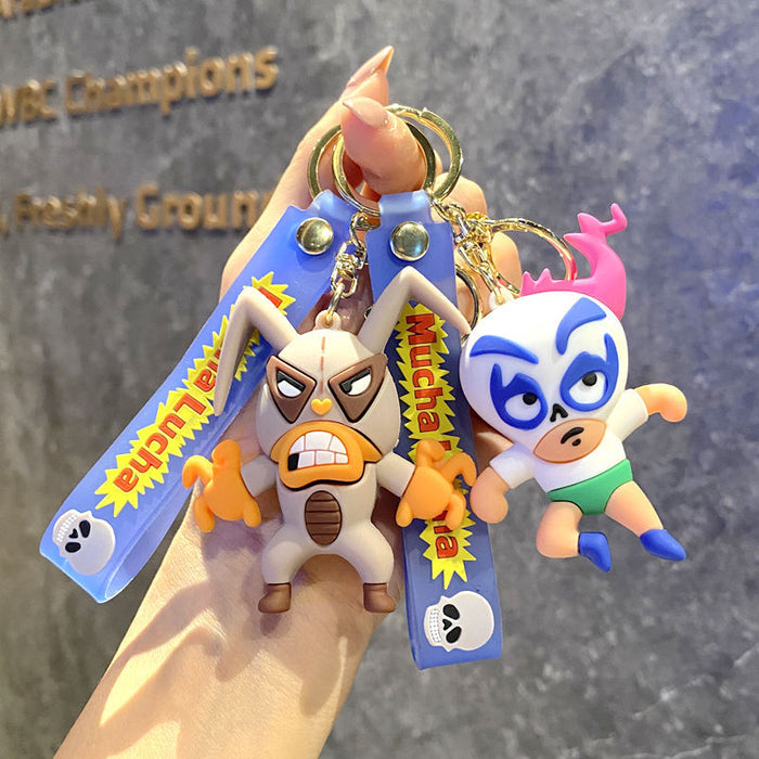 Wholesale  Animation Mga Animation Keychain Cartoon Toe Bag Pendant Key Chain Gift