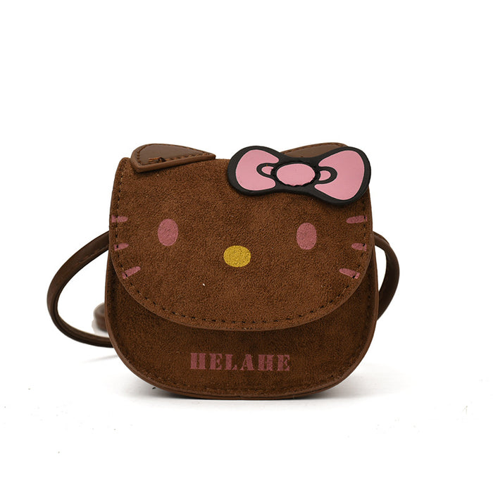 Wholesale Cartoon cute cat little girl coin purse mini parent-child crossbody bag wallet Shoulder Bags