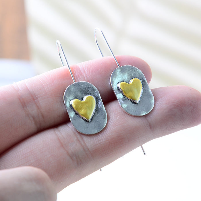 Wholesale Fashionable romantic love retro earrings exquisite high-end temperament versatile earrings accessories for women