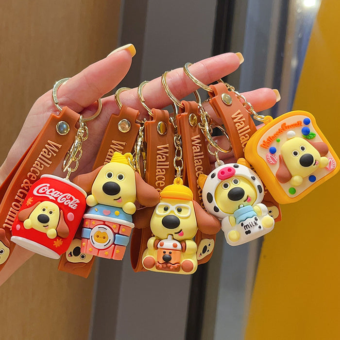 Wholesale Cartoon cute keychain for bags and cars