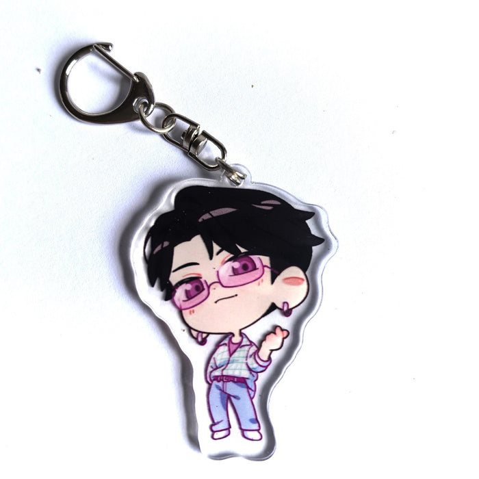 Wholesale High-quality cute acrylic keychain accessory