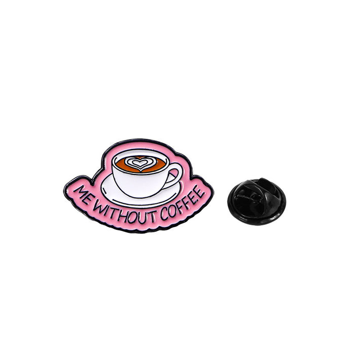 Wholesale Original  coffee cartoon cute  brooch