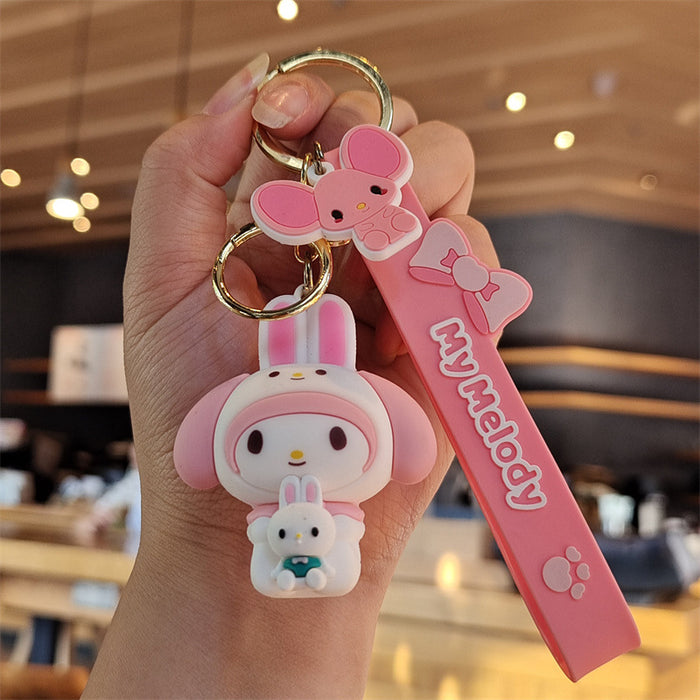 Wholesale Cartoon Silicone Doll Keychain JDC-KC-ZhuoRan018