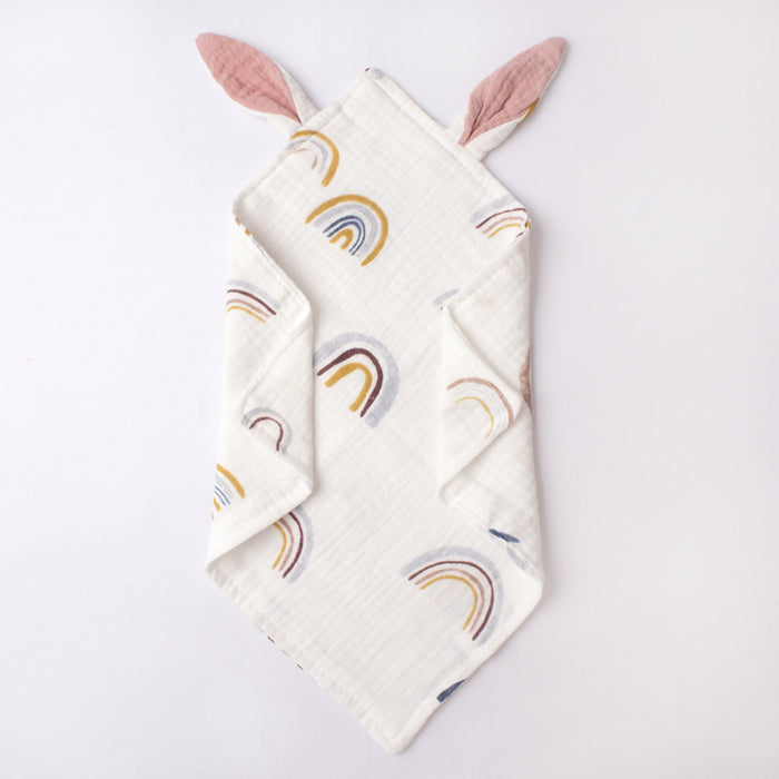 Wholesale Baby Rabbit Ears Soothing Towel Cotton Gauze JDC-TW-ZB002