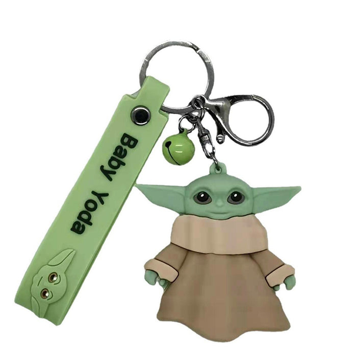 Wholesale Animation Cartoon alien Baby Doll Keychain Pendant Bag Gift