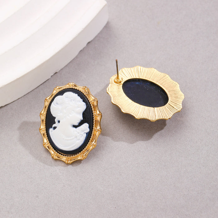 Wholesale Temperament earrings vintage vintage vintage portrait women's accessories
