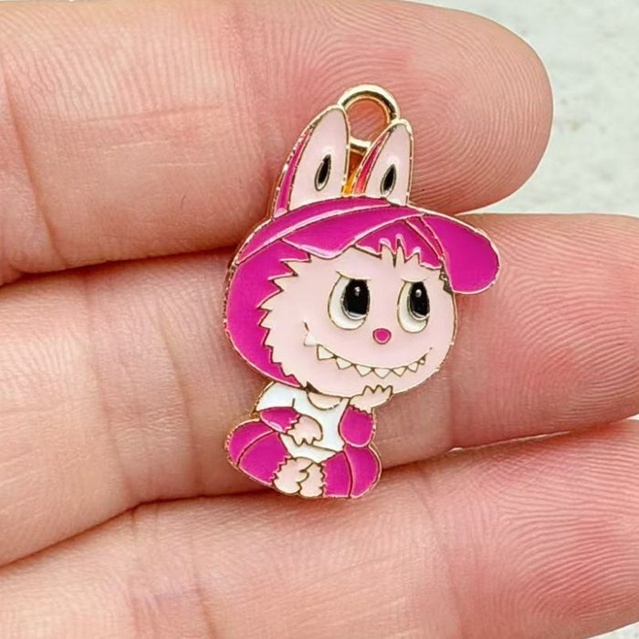 Wholesale 10pcs Little Rabbit Accessories: Earrings and Keychain Pendant
