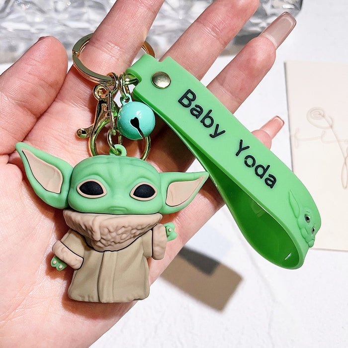 Wholesale Cartoon Silicone Doll Keychain JDC-KC-QiChao016