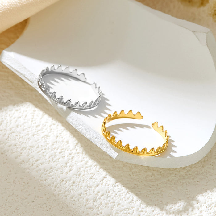 Wholesale Titanium steel d adjustable creative niche minimalist ring