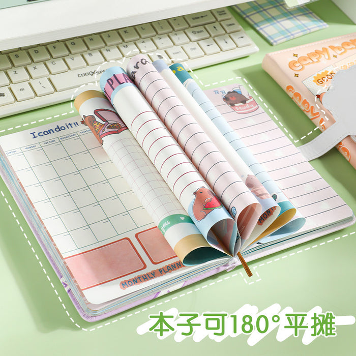 Wholesale PU Leather A5 Animal Notebook for Kids Cute Cartoon Wired Binding