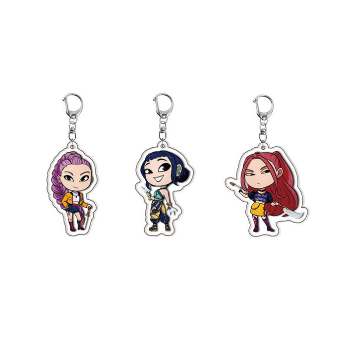 Wholesale Acrylic keychains,  anime-related backpack accessories