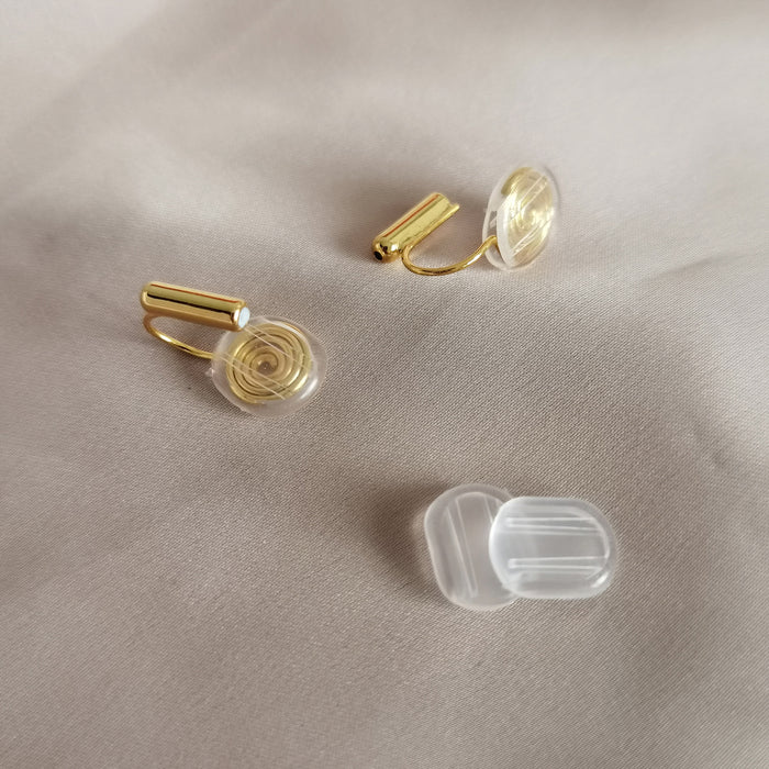 Wholesale Mosquito coil ear clip without ear hole ear clip earring converter ear clip handmade DIY