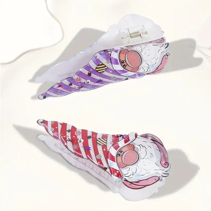 Wholesale Acrylic  Clamp Ice Cream Shape Horstail Clip Cute Hair Shark Clip Cartoon Hairpin