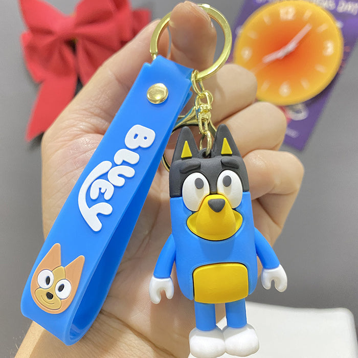 Wholesale PVC Cartoon Silicone Doll Keychain JDC-KC-YiCheng002