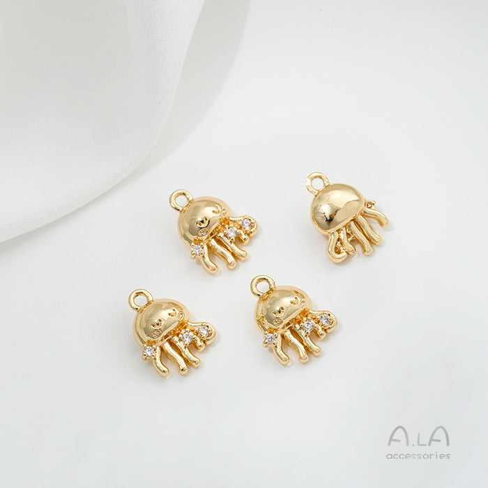 Wholesale Gold pendant, handmade bracelet, ear jewelry, pendant accessories