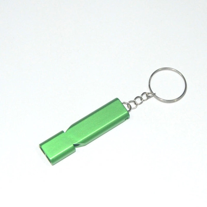 Wholesale Aluminum Alloy Double Tube Whistle Keychain JDC-KC-KB002