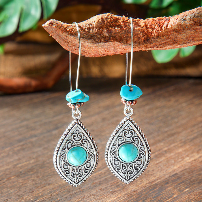 Wholesale Bohemian Drop Acrylic Earrings Vintage Fashion Accessory MOQ≥2