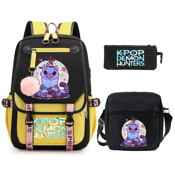 Wholesale Printed Children' s Fashion Backpack,  Large Capacity  Casual School Bag