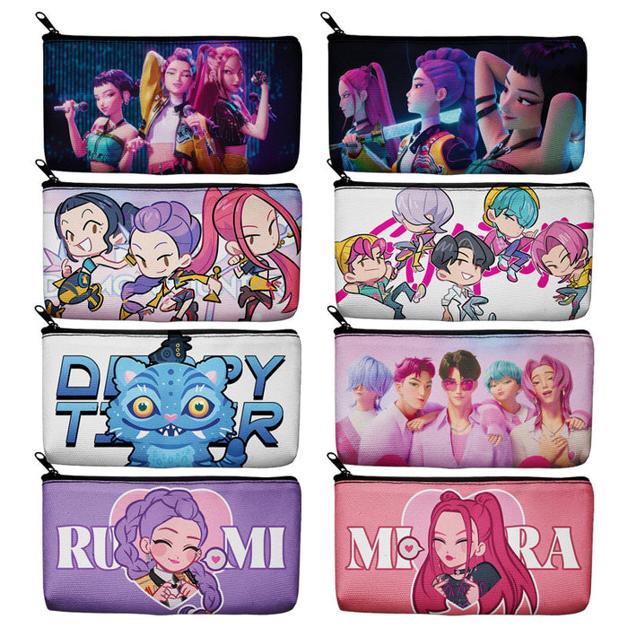 Wholesale K-pop merchandise canvas chain pencil cases stationery