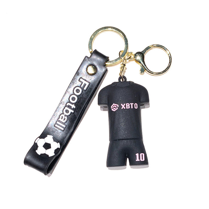 Wholesale World Cup star keychain doll pendant bag car key chain