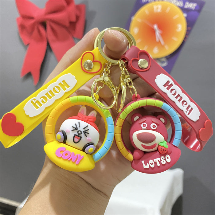 Wholesale PVC Cute Cartoon 3D Doll Keychain JDC-KC-WuYi260