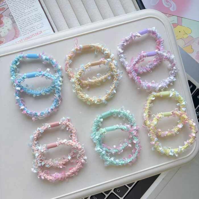 Wholesale tassel hair rope hair rubber band head rope small fresh hair rope