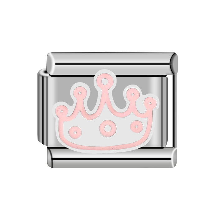 Wholesale Princess embroidered steel  super cute module youth bracelet