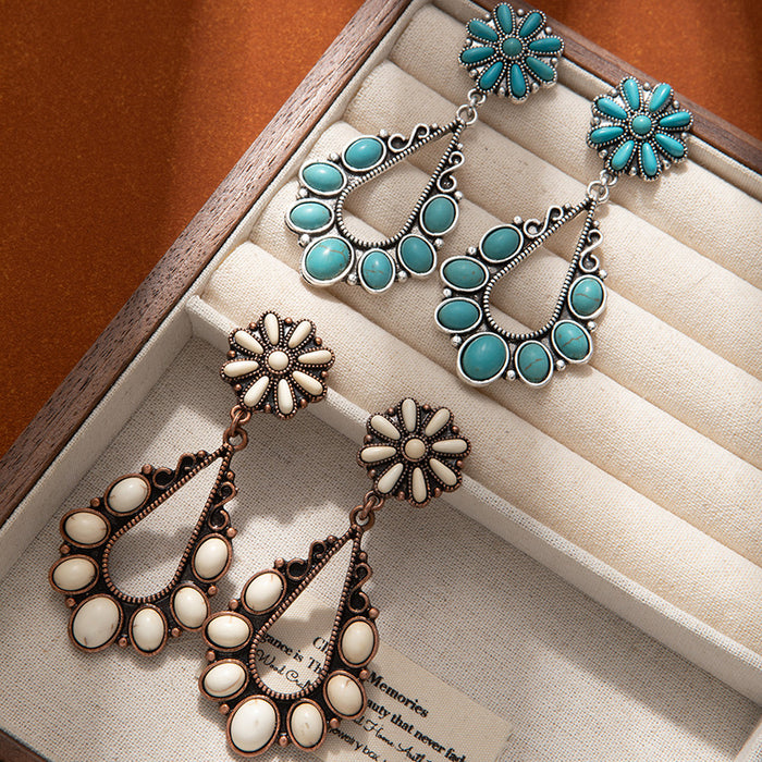 Wholesale Retro Water Drop Earrings