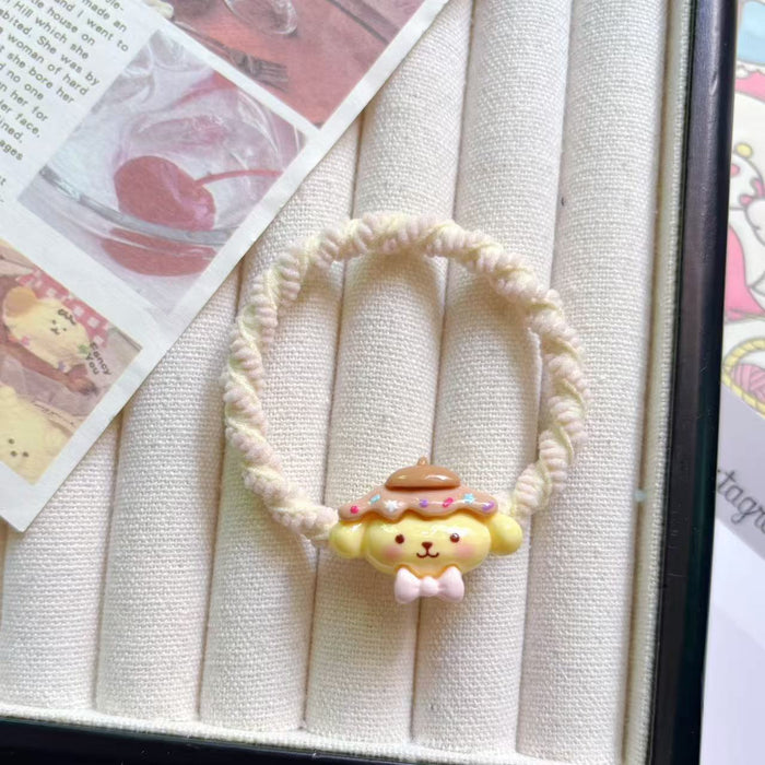 Wholesale Pudding Hair Band Cartoon Student High Elastic Rubber Band Headband