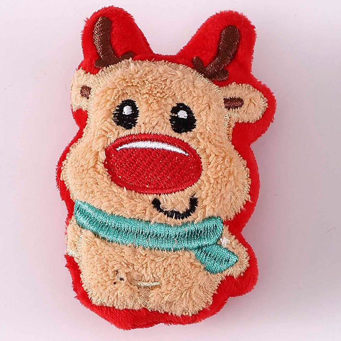 Wholesale Christmas Brooch Cute Plush Christmas Accessories Cartoon Pin Decorations Clothing Accessories