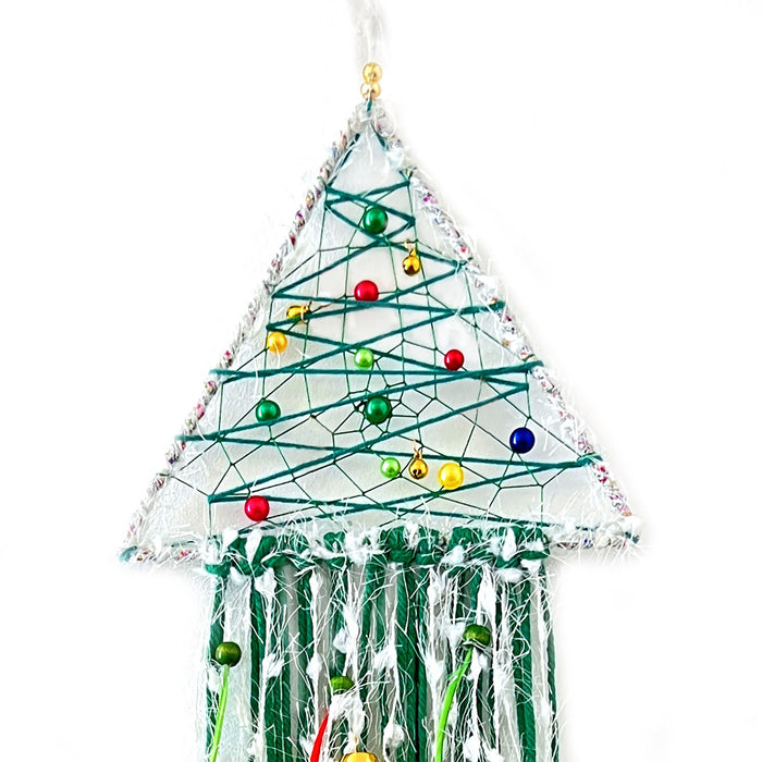 Wholesale Christmas Tree Dream Catcher Wind Chime Decorative Hanging Ornament MOQ≥2